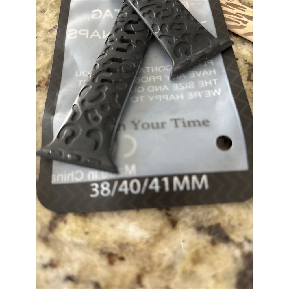 3 Animal Print Watch Band Size 38‎ 4041 Black&White 2 Are New Otheike New3324